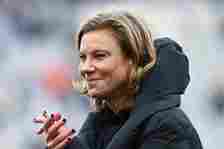 Newcastle United Co-Owner Amanda Staveley is over joyed after her team win  the FA Women's National League Cup match between Newcastle United Women...