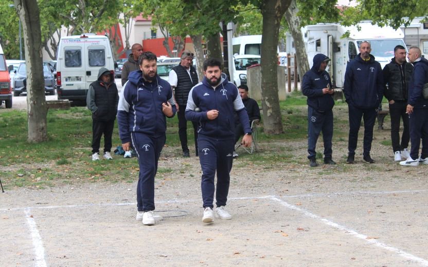 La doublette Le Roy-Maury sur les jeux le matin face à Castres.