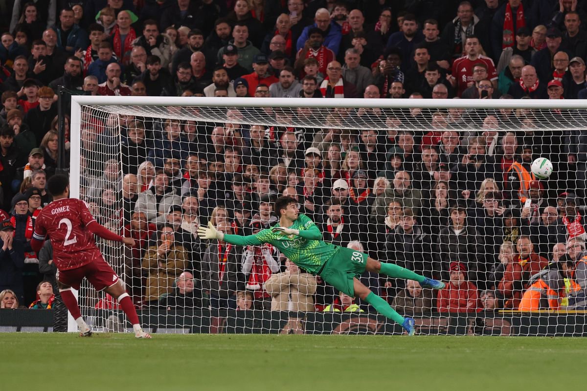 Joe Gomez scored for Liverpool from the penalty spot.