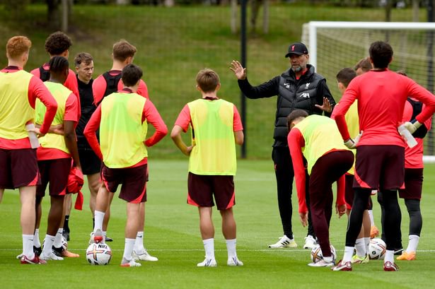 Fabio Carvalho was one of several Liverpool players to get their debut against Manchester United