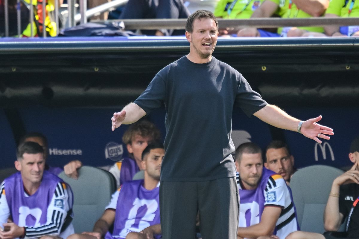 Julian Nagelsmann during the Round of 32 FIFA World Cup 2026 match between Germany and Paraguay. 