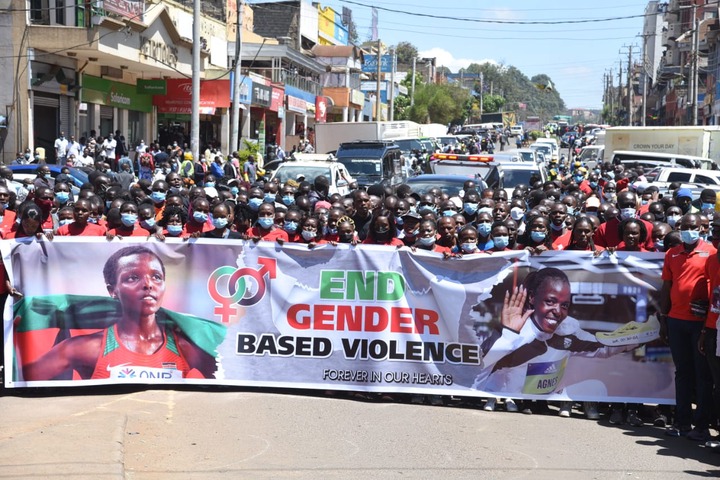 Thousands throng streets to mourn Kenyan athlete Agnes Tirop - The East  African
