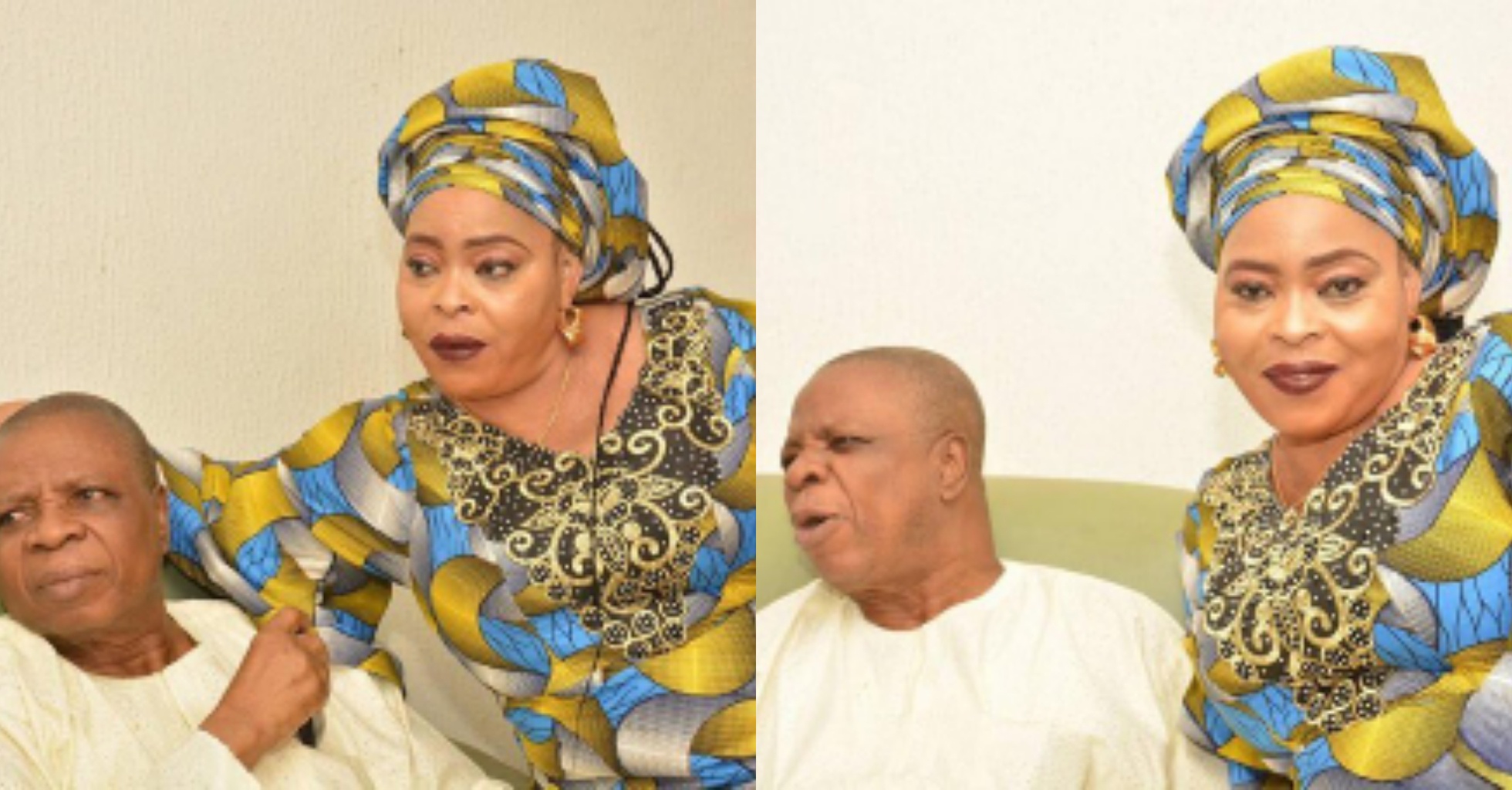 Veteran Actress Toyin Tomato Celebrate Legendary Singer Ebenezer Obey As He Celebrates his 78th Birthday (photos)