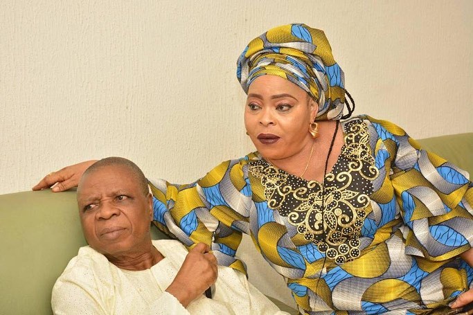 Veteran Actress Toyin Tomato Celebrate Legendary Singer Ebenezer Obey As He Celebrates his 78th Birthday (photos)