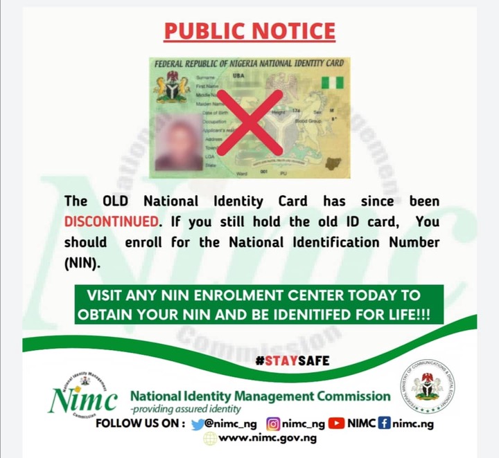All BVN Holders Who Have Old National Identity Card Take Note Of This ...