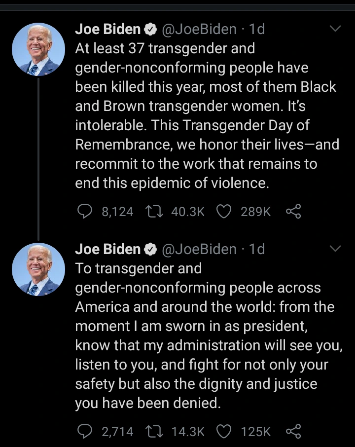 Joe Biden Sends Powerful Message To All Gays, Lesbians And Transgender Across The World. 1