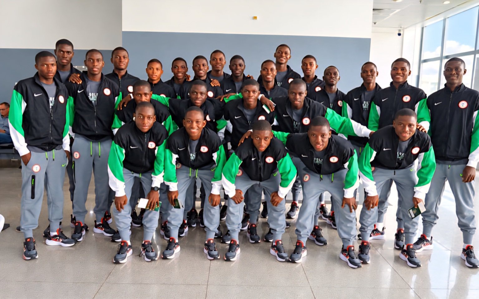 Golden Eaglets players during the 2026 WAFU B U-17 Championship in Burkina Faso.
