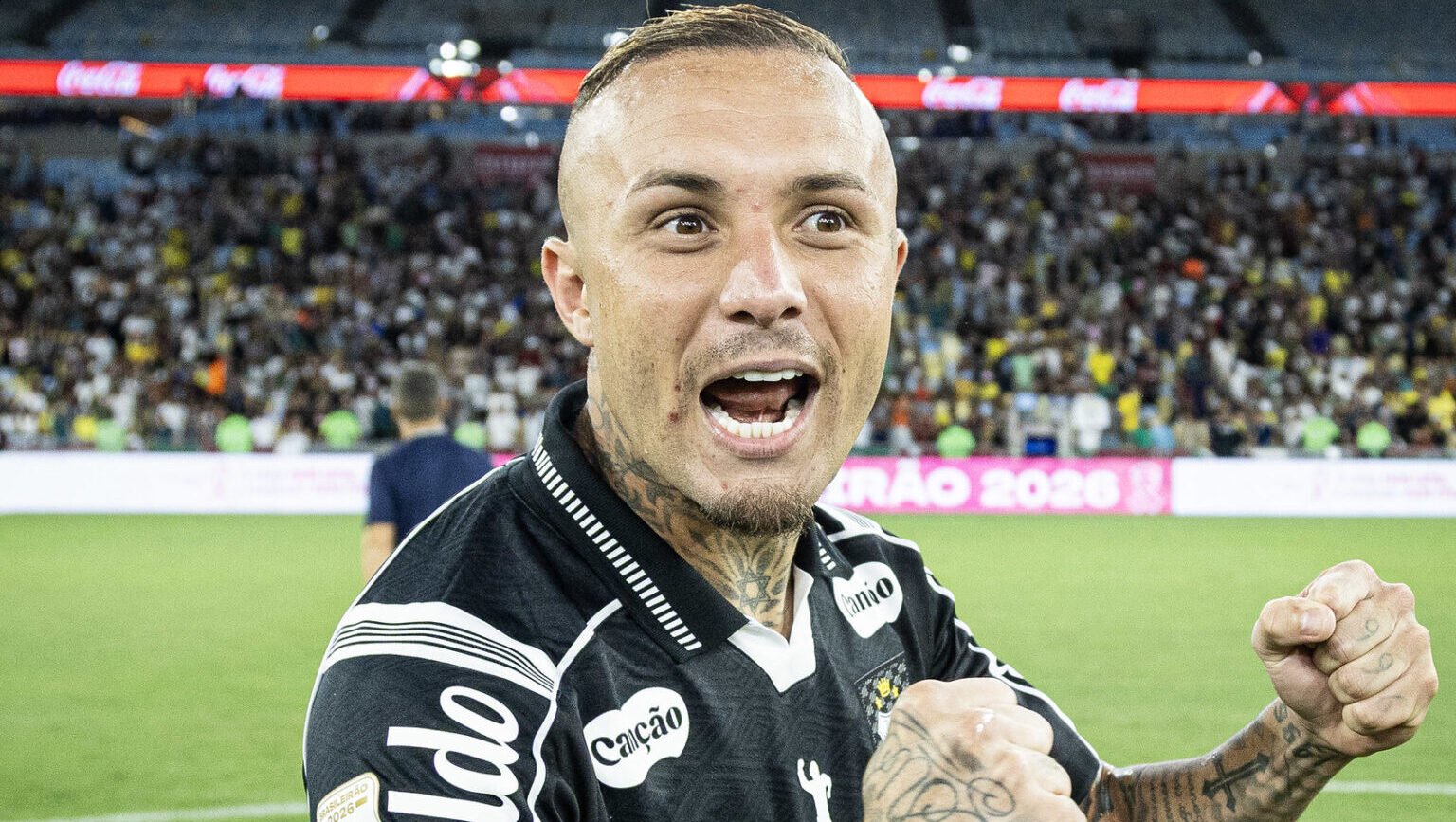 Cebolinha em jogo contra o Fluminense - Foto: Reinaldo Campos/ Santos F.C.