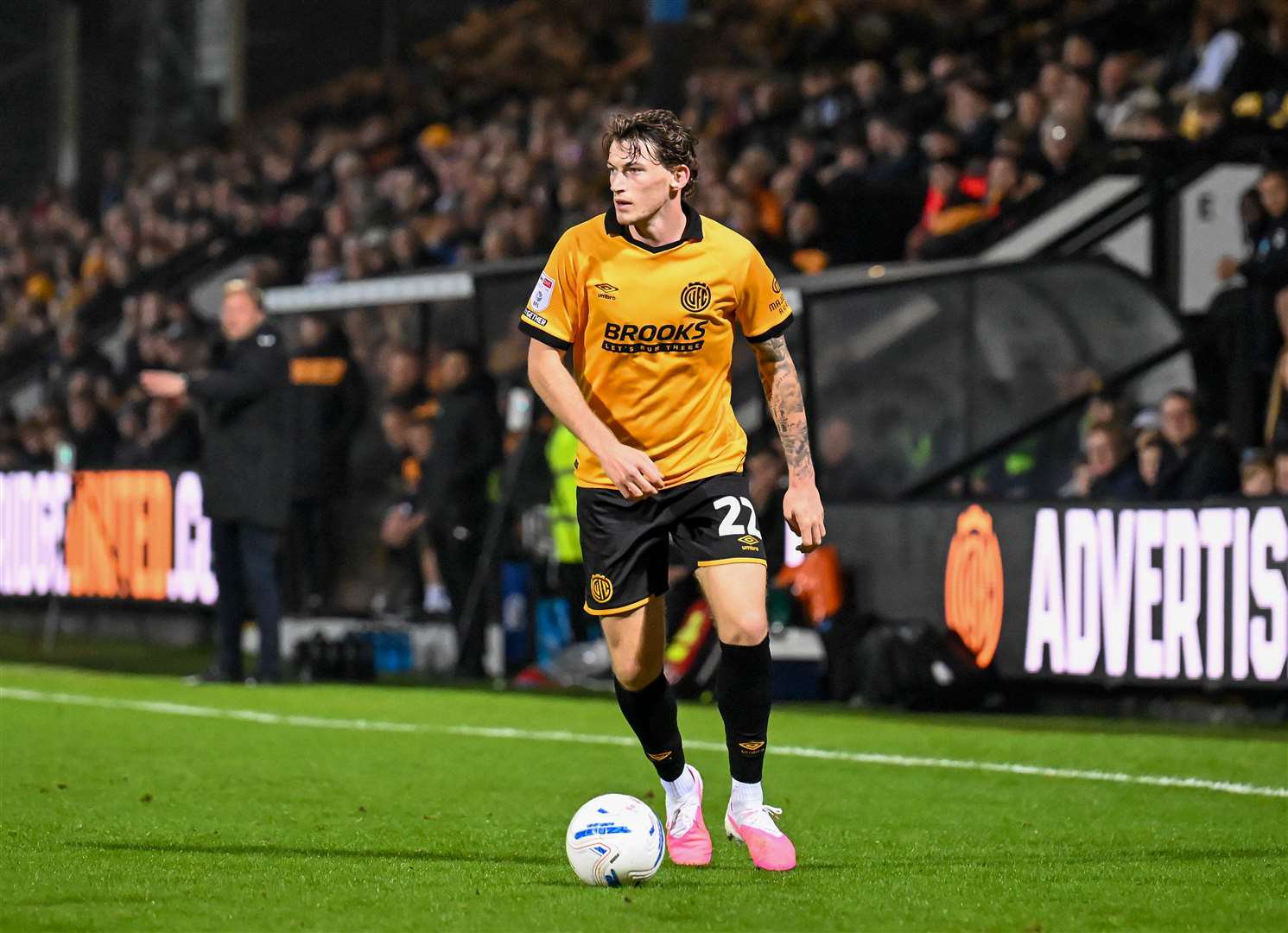 Cambridge United left-back Zak Bradshaw. Picture: Simon Lankester