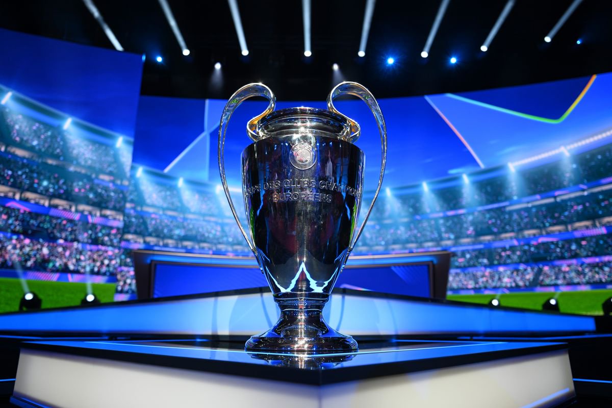 The Champions League trophy