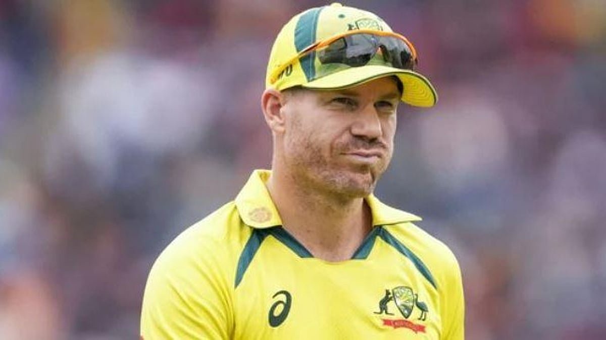 Former Australian international cricketer David Warner. 