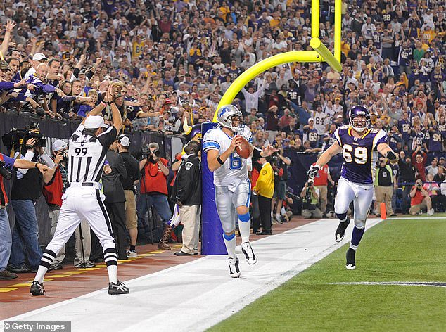 Orlovsky's most notable play in his NFL career was running out of the back of the end zone