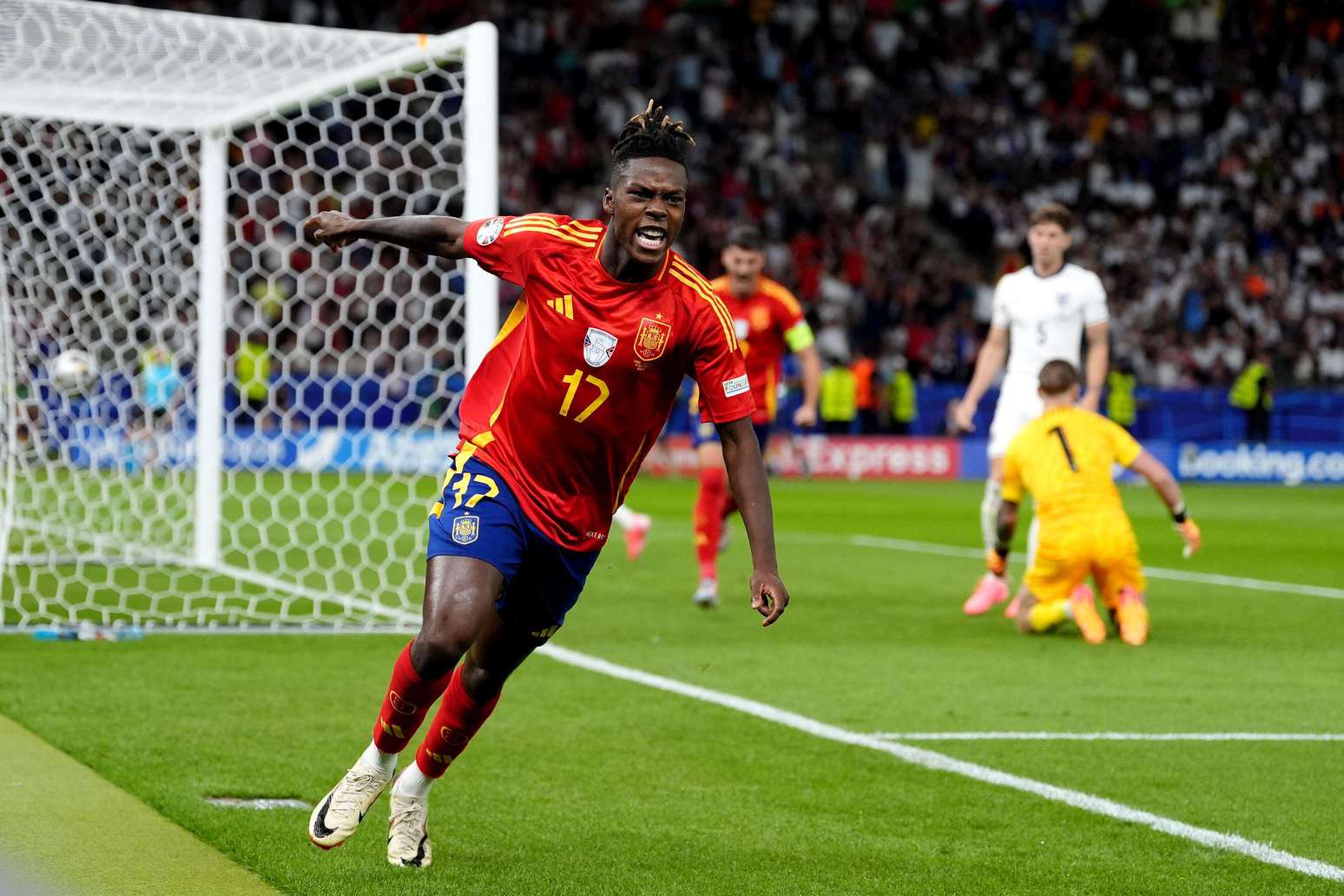 Um gol de Nico Williams foi crucial para a vitória da Espanha sobre a Inglaterra no Campeonato Europeu de 2024