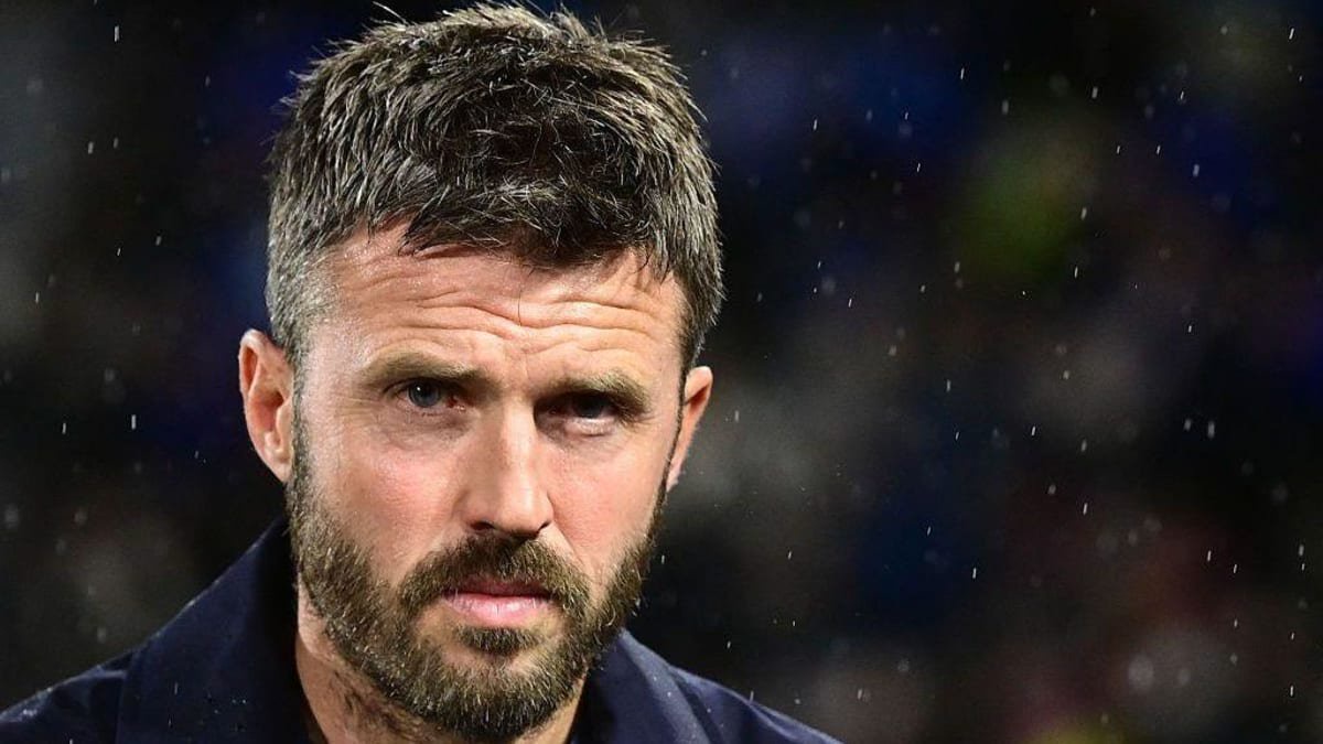A close-up of a serious-looking Michael Carrick