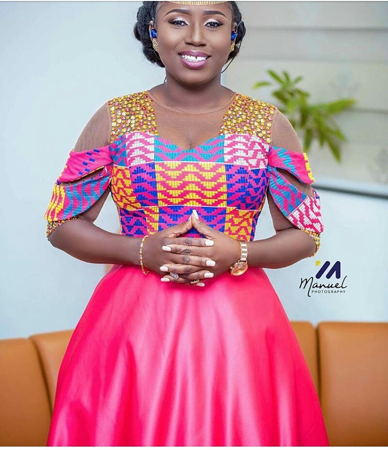 short kente dress styles