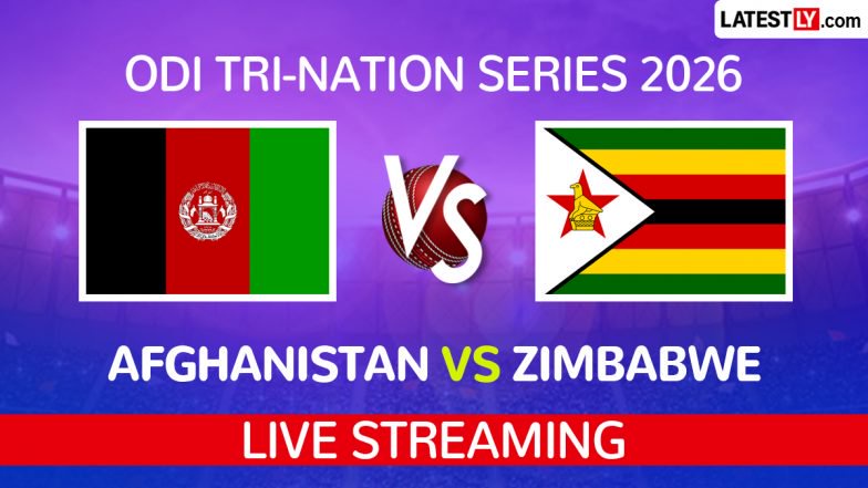 Afghanistan vs Zimbabwe, Live Streaming Online and Free Telecast, ODI Tri-Nation Series 2026, Match 2