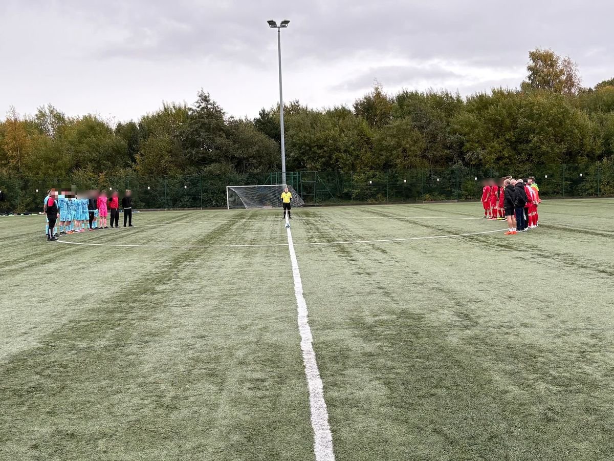Third Lanark AFC and Giffnock paying tribute