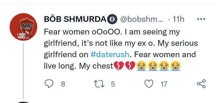 Man in tears as he sees his girlfriend on TV3 Date Rush: Telling Ghanaians That She Is Single