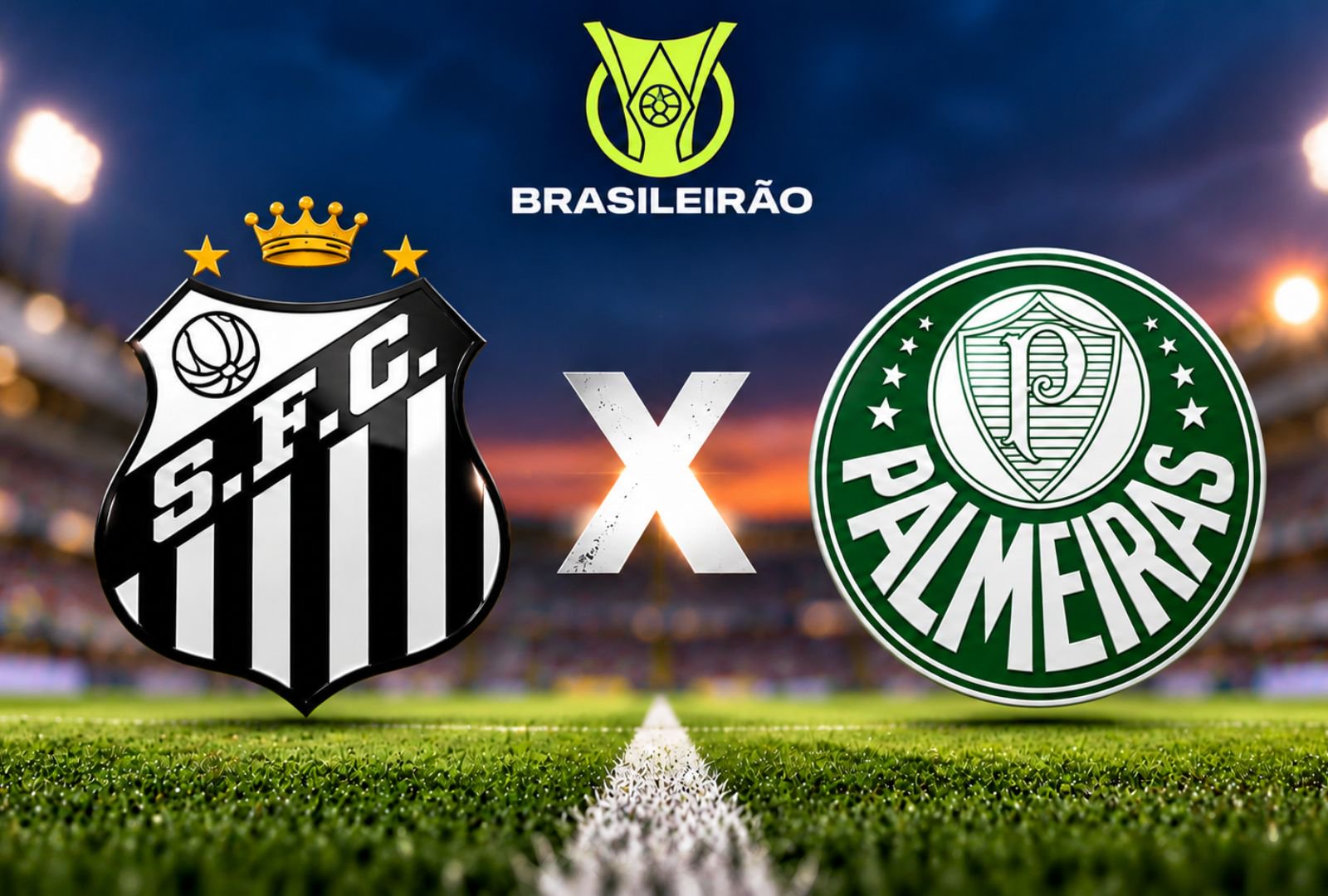 Santos x Palmeiras onde assistir