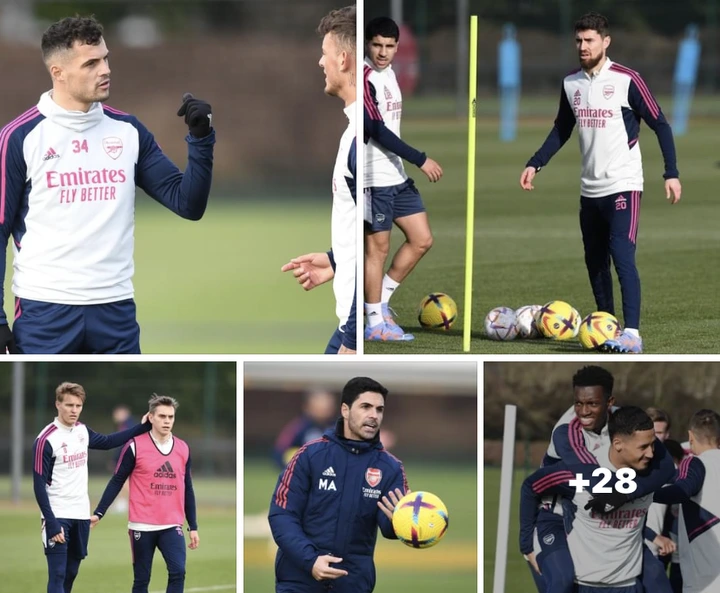 3 Key Players That Were Present At Arsenal’s Training Session.