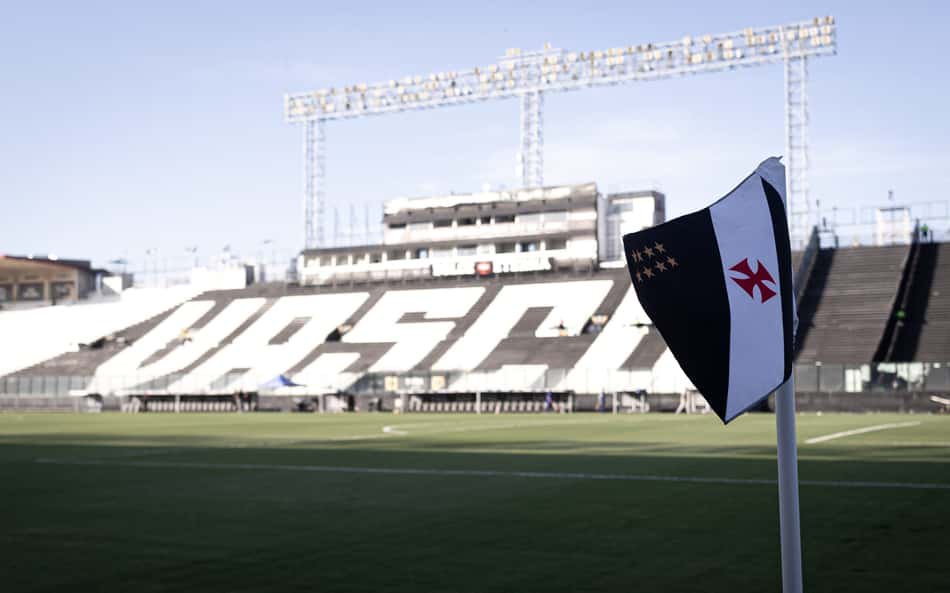 Estádio de São Januário antes da partida entre Vasco e Olímpia