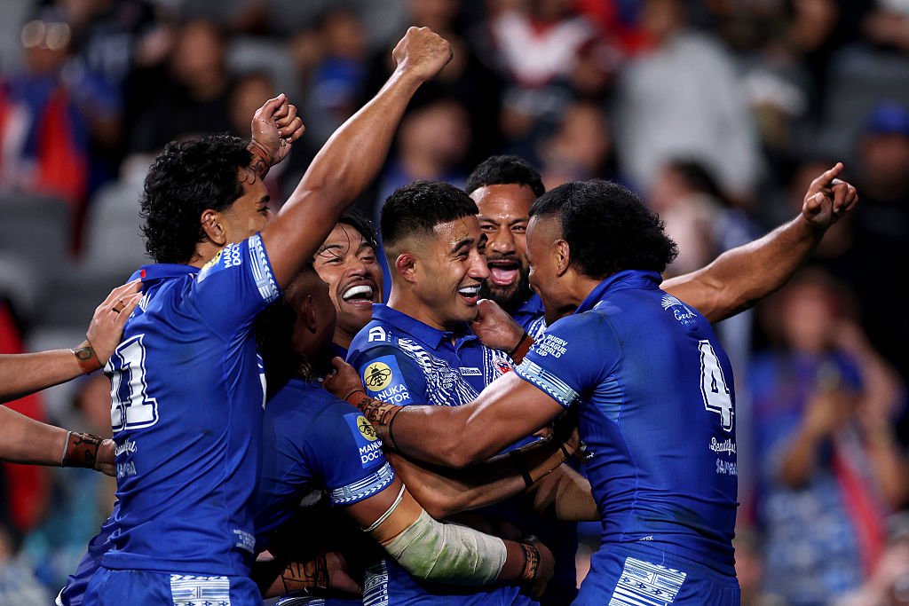 Samoa defeat France 78-4 in the Rugby League World Cup