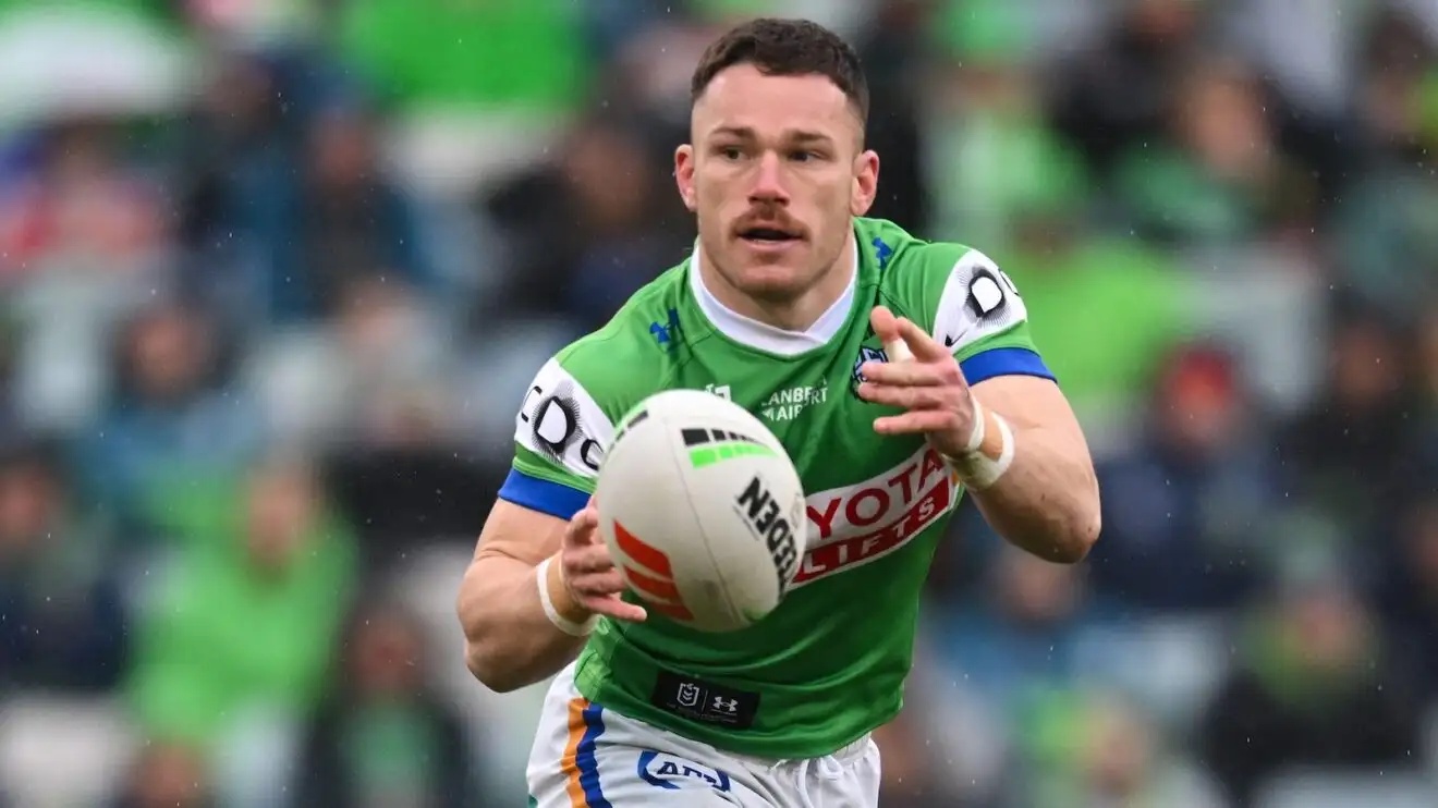 Tom Starling in action for Canberra Raiders