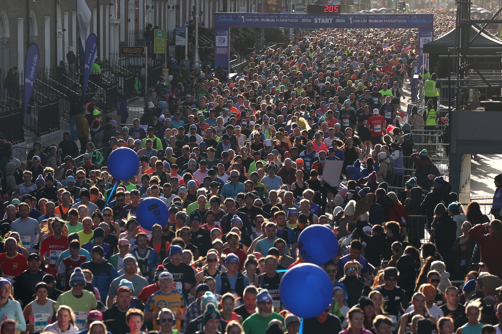 Dublin Marathon had 19,190 runners, the most ever in the marathon’s history. Photograph: Clodagh Kilcoyne/The Irish Times