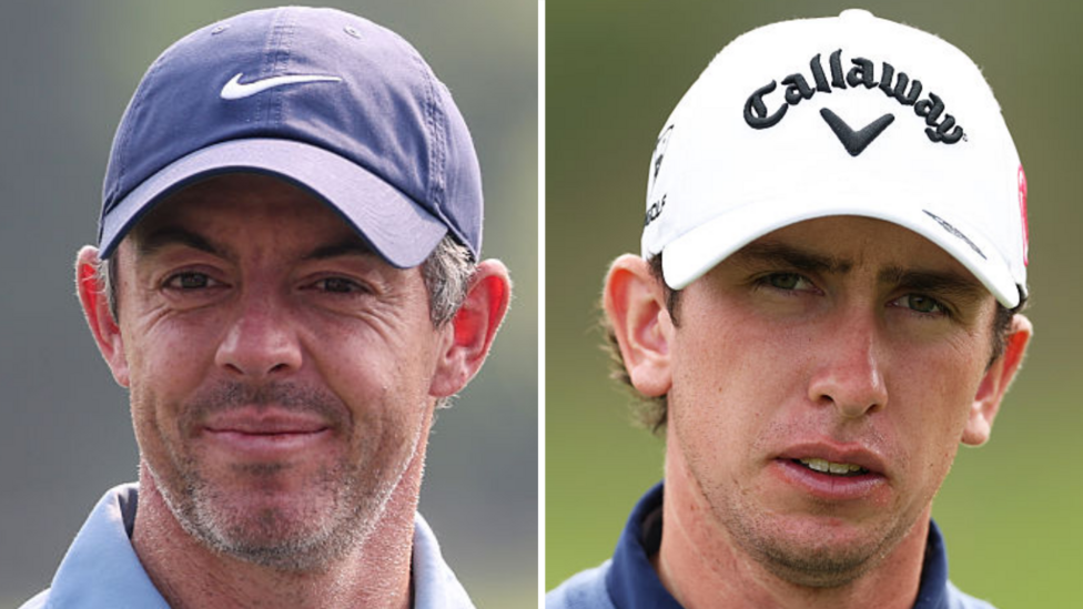 Rory McIlroy and Tom McKibbin