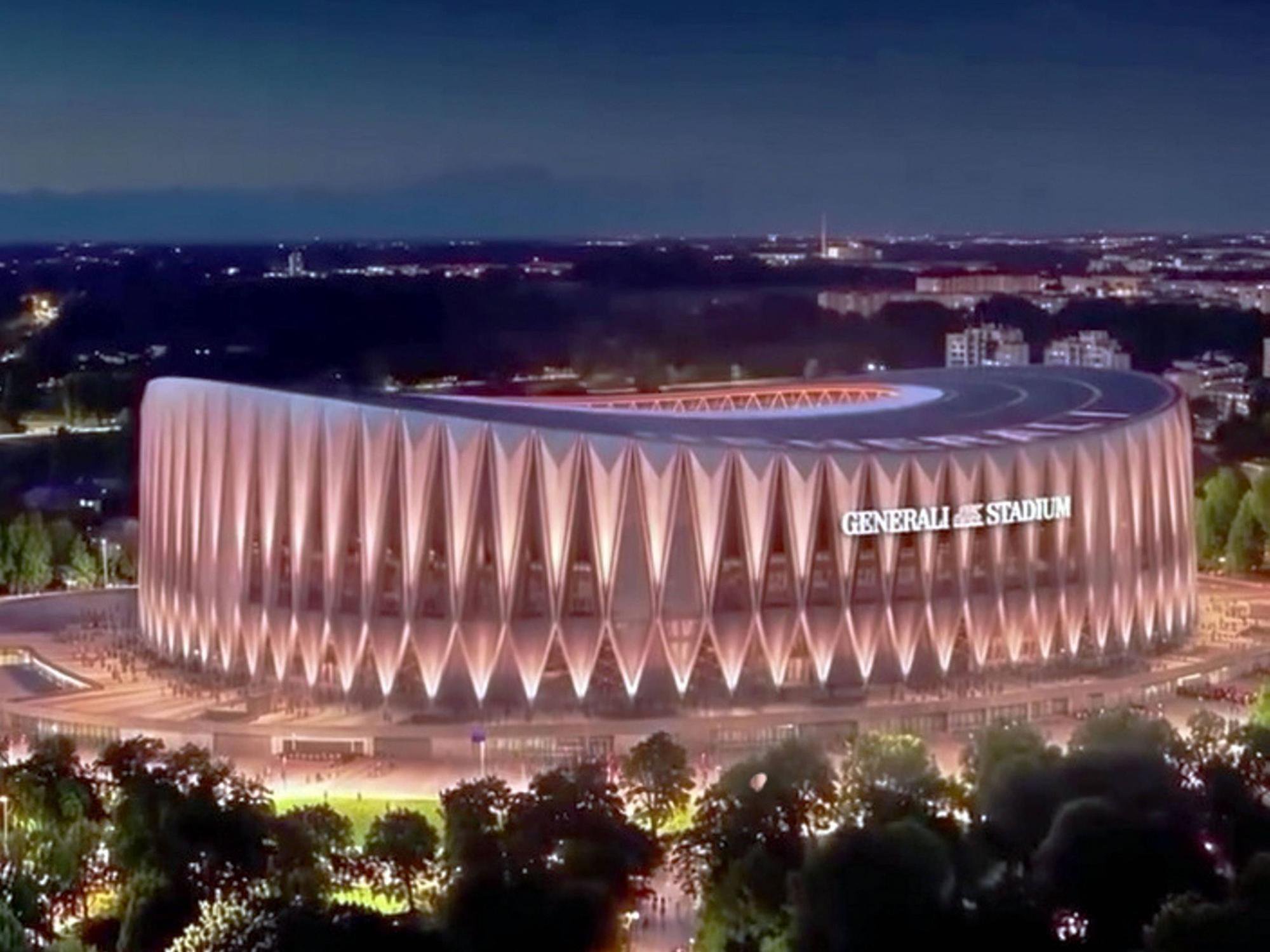 So soll das Generali Stadium in Mailand aussehen.