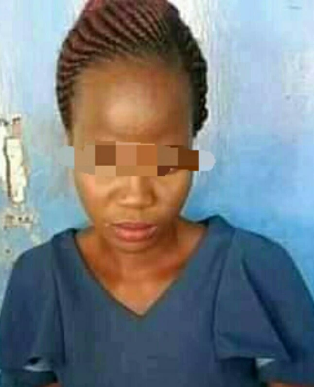 Police arrest 31-year-old woman for selling weed to children - Photos