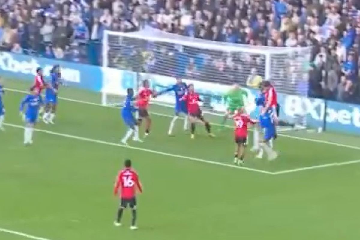 Matheus Cunha's disallowed goal for Manchester United against Chelsea
