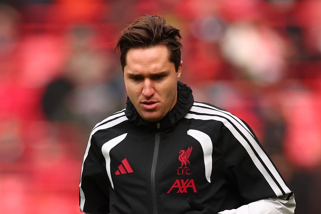 Liverpool forward Federico Chiesa.