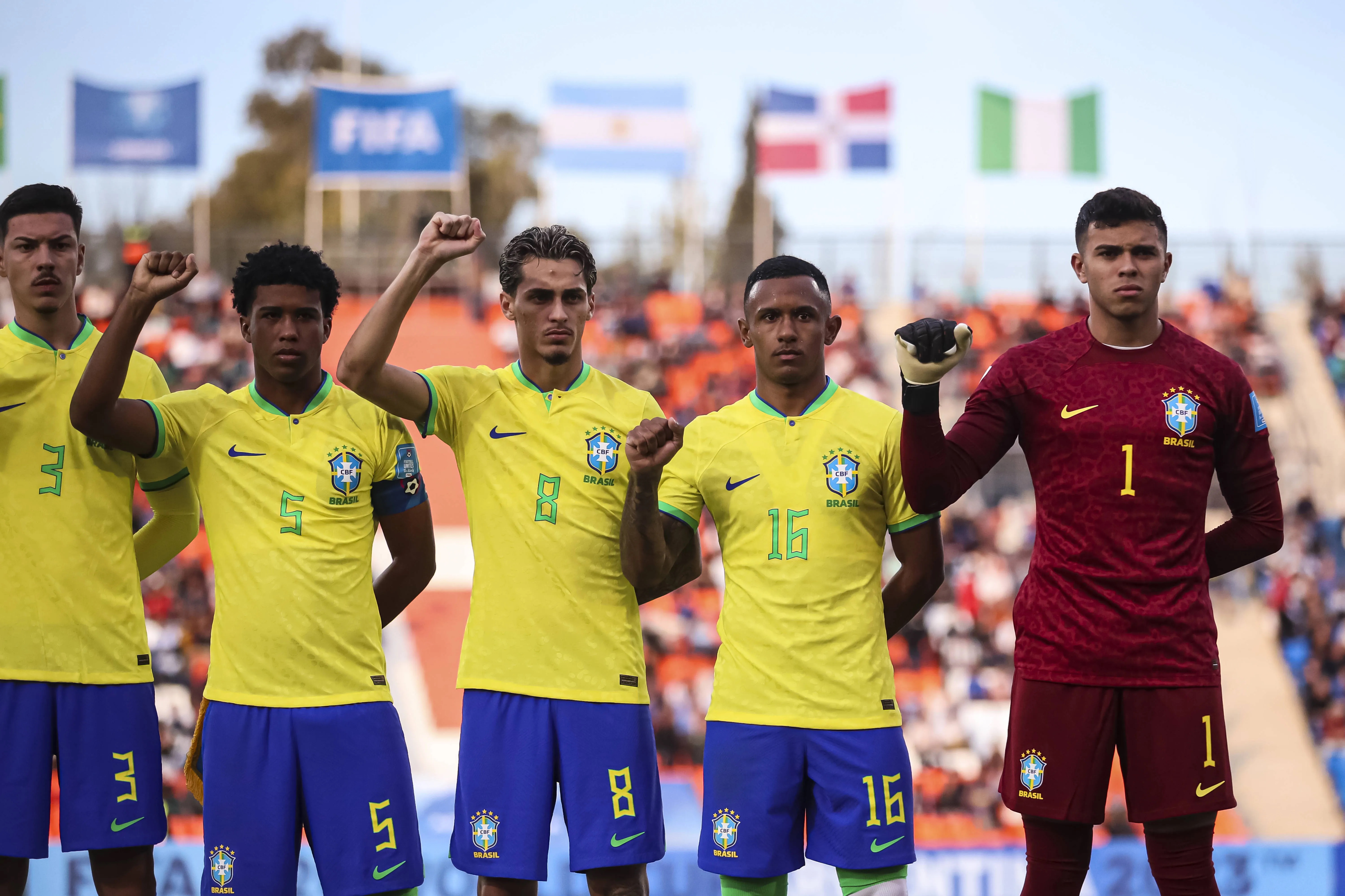 Andrey e Marlon pela seleção brasileira sub-20 