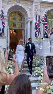 Riyad Mahrez and Taylor Ward have tied the knot for a third time