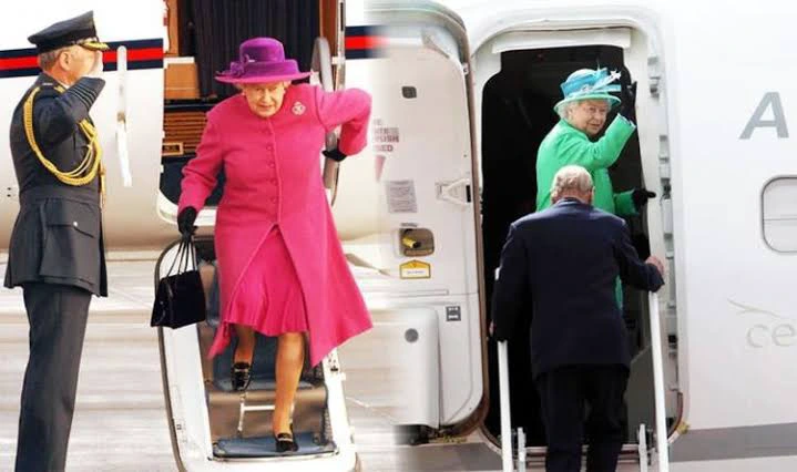 Queen Elizabeth from travelling