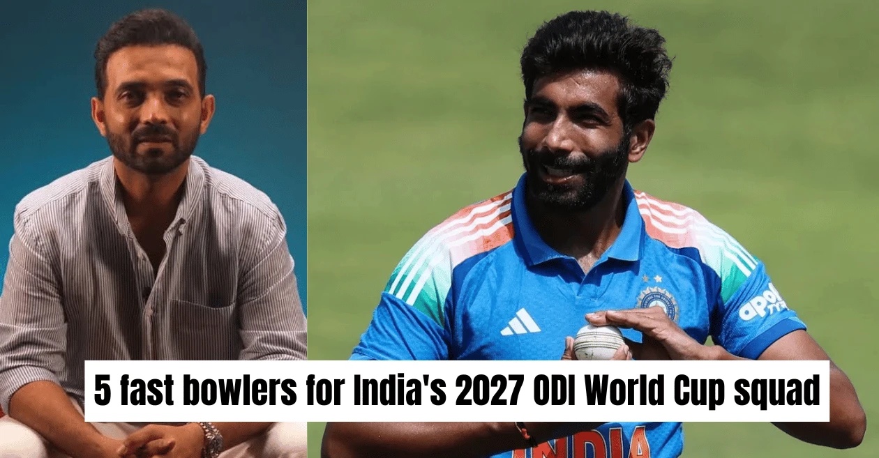 Ajinkya Rahane picks 5 fast bowlers for India’s 2027 ODI World Cup squad ft. Jasprit Bumrah