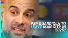 Pep Guardiola is out of contract at Man City next year