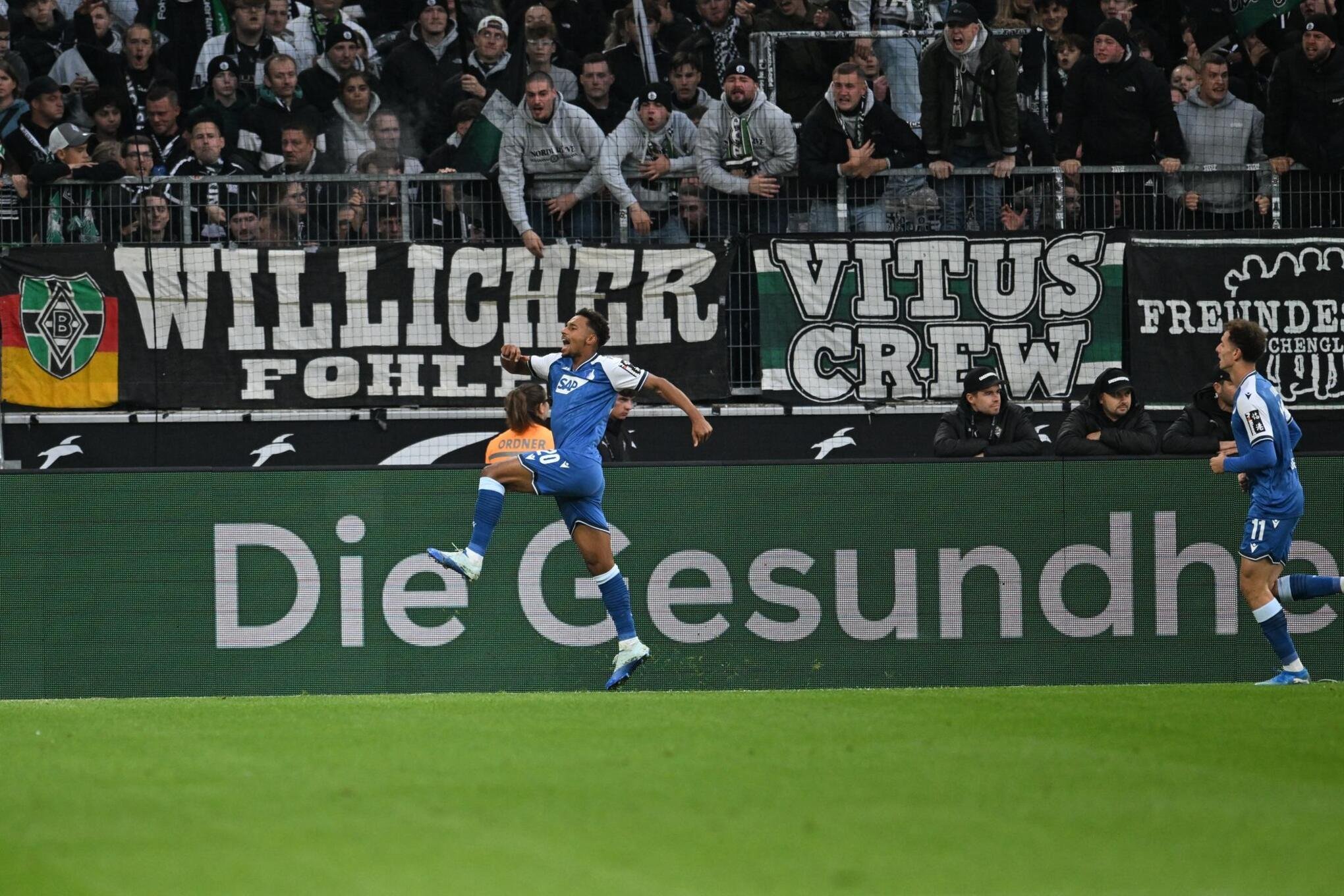 Bambasé Conté brachte die Gäste aus Hoffenheim in Führung.