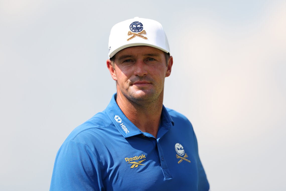 Bryson DeChambeau during the first round of LIV Golf New York