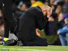 Guardiola was left to rue missed chances in the quarter-final second leg tie at the Etihad