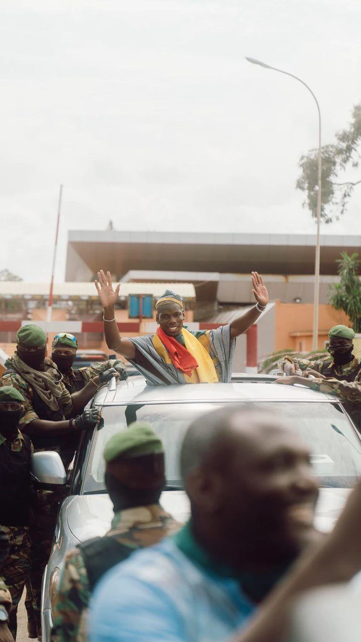 Paul Pogba treated like a hero in Guinea [Photos/Video]