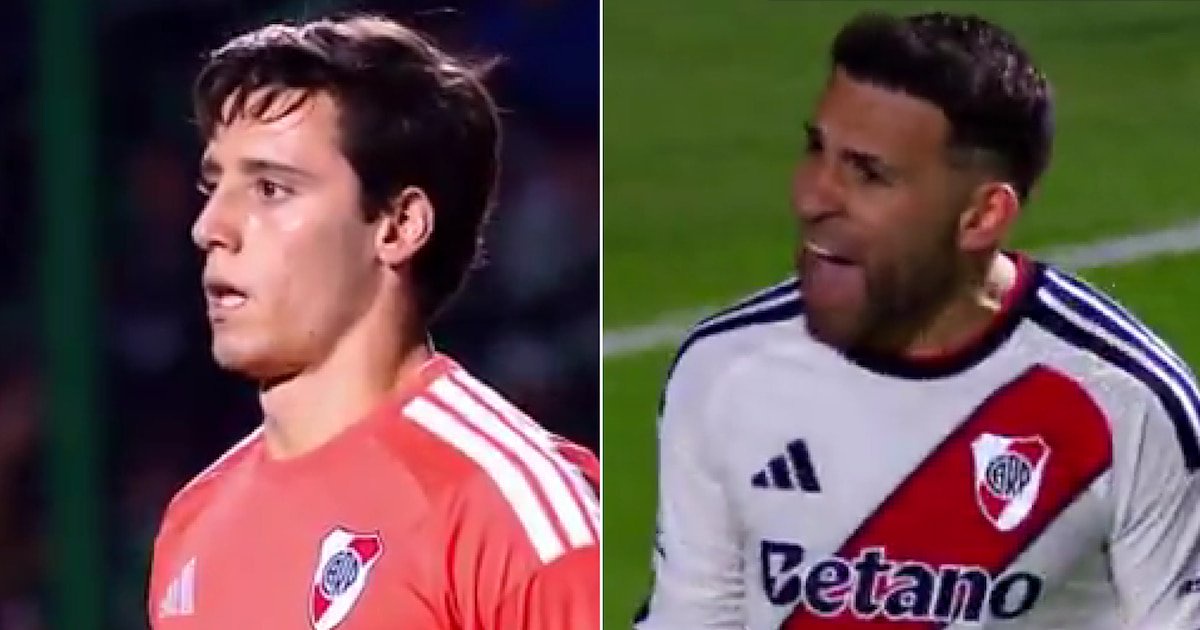 Nicolás Otamendi's Furious Rebuke to Santiago Beltrán in River Plate's Draw Against Sarmiento