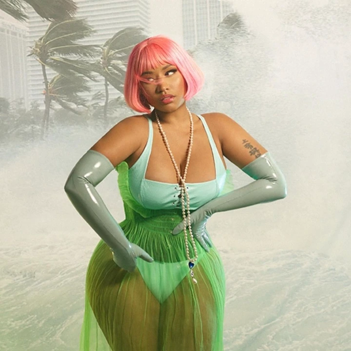 39-Year-Old American Singer, Nicki Minaj Flaunts Her Beauty As She Shares New Pictures Online.