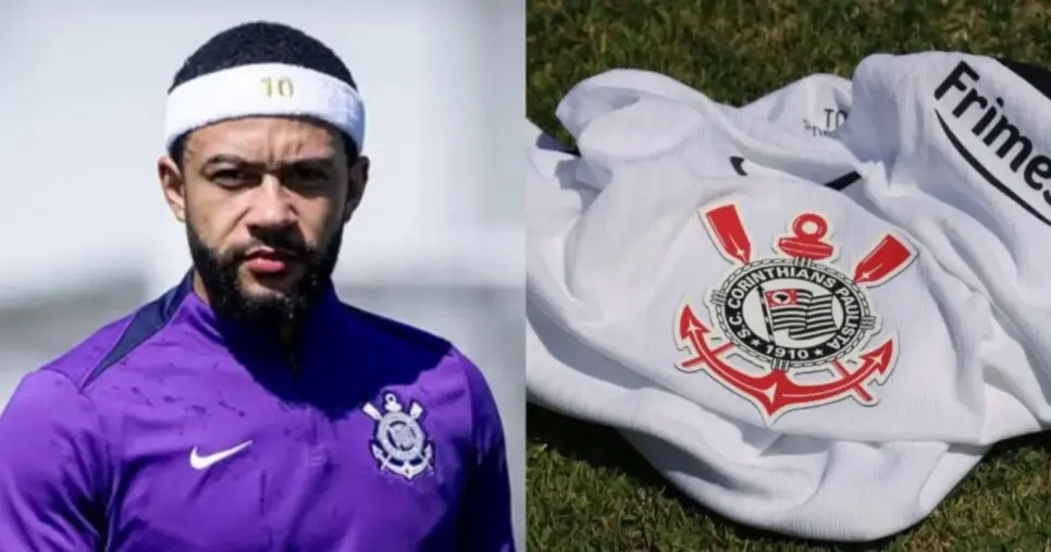 Memphis Depay comunica decisão sobre adeus no Corinthians - Montagem/TV FOCO