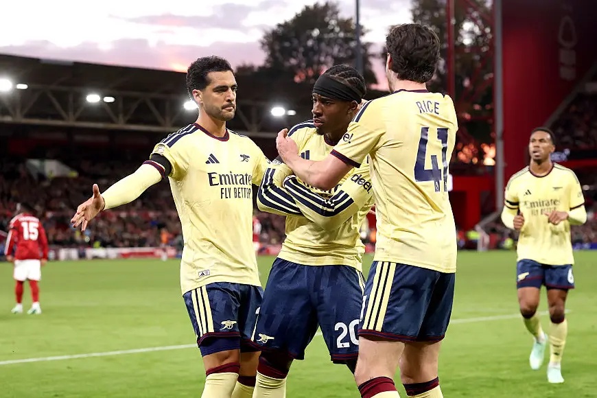 Arsenal celebrate