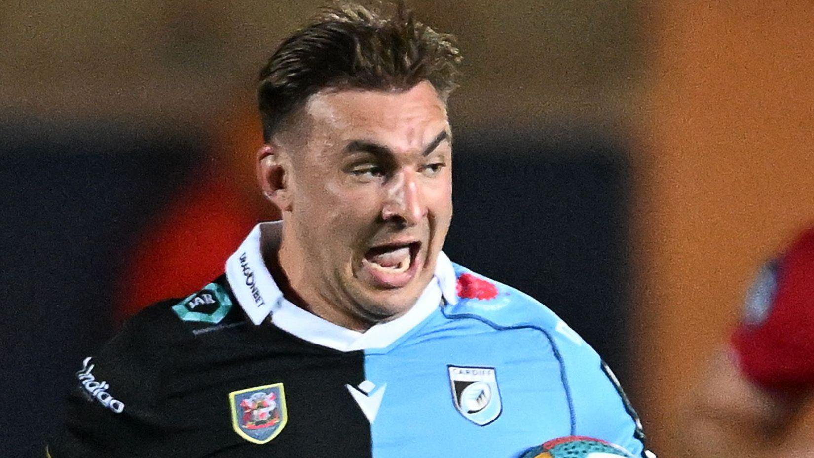 Taine Basham in action for Cardiff