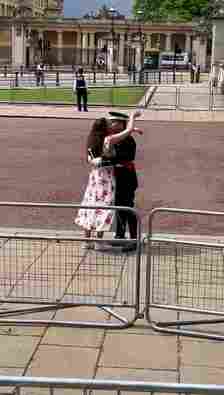 Colour Sergeant Jacob Lockwood, 33, broke off from preparations for the Trooping of the Colour to bravely get down on one knee and pop the question to longterm girlfriend Ruth O'Hara