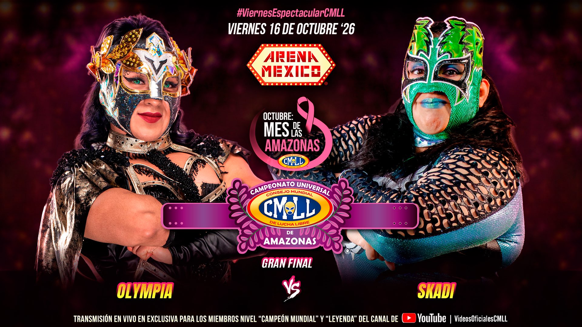 CMLL Viernes Espectacular Results (10/16/2026)