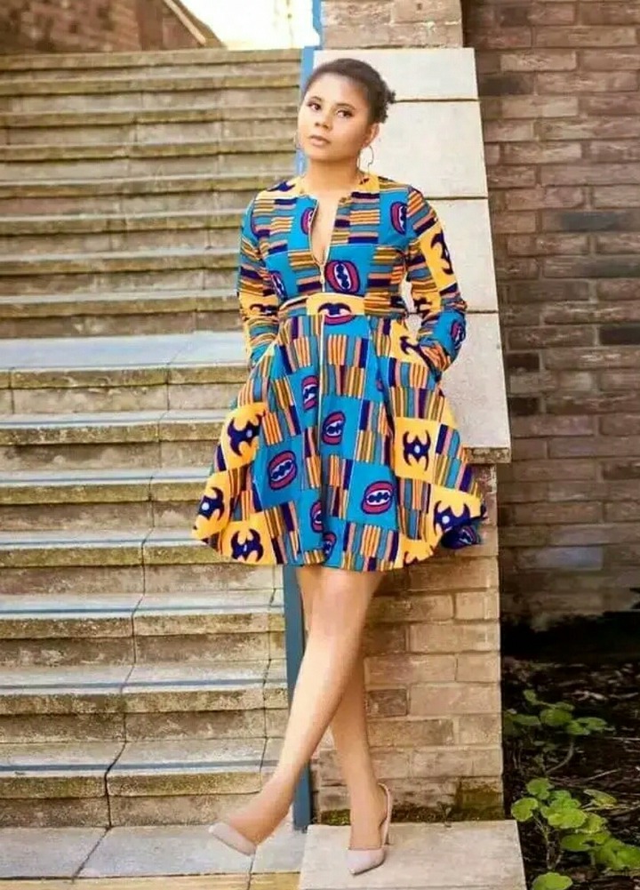 Ankara short dresses clearance 2018